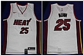 Heat 25 Kendrick Nunn White Nike Swingman Jersey,baseball caps,new era cap wholesale,wholesale hats